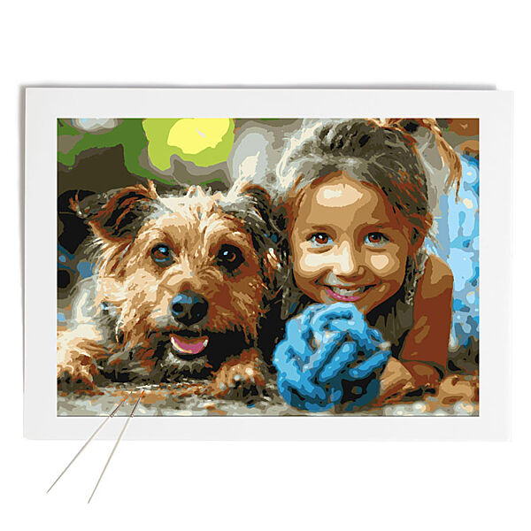 Kit de peinture par numéros personnalisé à partir de photo personnelle