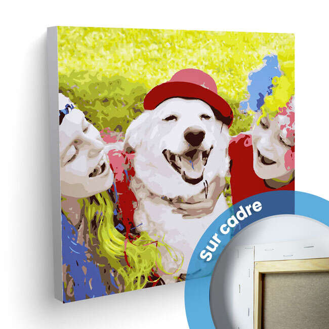 Transformez votre photo en kit de peinture par numéros personnalisé